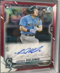 Jarred Kelenic [Red Refractor] #BCRA-JK Baseball Cards 2021 Bowman Chrome Rookie Autographs Prices