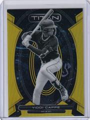 Yiddi Cappe [Gold] #24 Baseball Cards 2023 Panini Chronicles Titan Prices