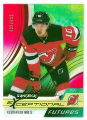 Alexander Holtz [Red] Hockey Cards 2021 Upper Deck Synergy Exceptional Futures Prices