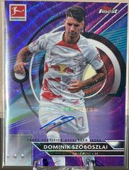 Dominik Szoboszlai [Purple Wave] Soccer Cards 2022 Topps Finest Bundesliga Autographs Prices