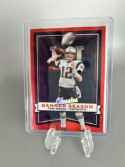 Tom Brady [Red] #BS-2 Football Cards 2022 Panini Classics Banner Season Prices