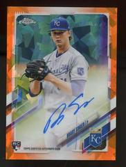 Brady Singer [Orange] Baseball Cards 2021 Topps Chrome Sapphire Rookie Autographs Prices