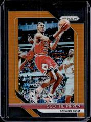 Scottie Pippen [Orange Prizm] #65 Basketball Cards 2018 Panini Prizm Prices