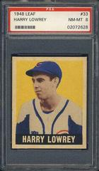 Harry Lowrey #33 Baseball Cards 1948 Leaf Prices