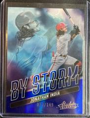 Jonathan India [Spectrum Blue] Baseball Cards 2022 Panini Absolute By Storm Prices