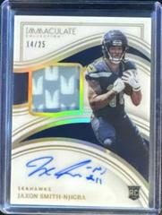 Jaxon Smith-Njigba [Gold Rookie Patch Autograph] #117 Football Cards 2023 Panini Immaculate Prices