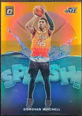 Donovan Mitchell [Orange] #9 Basketball Cards 2019 Panini Donruss Optic Splash Prices