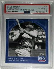 Babe Ruth Baseball Cards 2019 Topps 150 Years of Baseball Prices