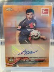 Kevin Volland [Autograph Orange Refractor] Soccer Cards 2019 Topps Chrome Bundesliga Prices