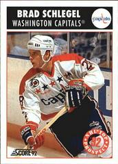 Brad Schlegel #477 Hockey Cards 1992 Score Prices
