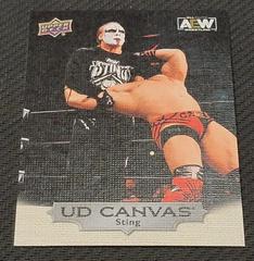 Sting #C37 Wrestling Cards 2022 Upper Deck AEW UD Canvas Prices