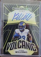 Kyren Williams [Electric Etch Yellow] #25 Football Cards 2023 Panini Obsidian Volcanic Signature Prices