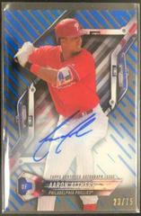 Aaron Altherr [Autograph Blue] Baseball Cards 2018 Topps High Tek Prices