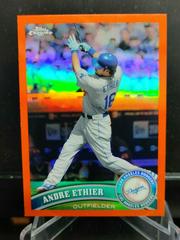 Andre Ethier [Orange Refractor] #4 Baseball Cards 2011 Topps Chrome Prices