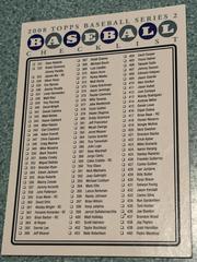 Checklist “series 2” 331-547 #1 Baseball Cards 2008 Topps Prices