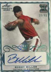 Bobby Miller [Platinum] #A-BM1 Baseball Cards 2020 Leaf Trinity Autographs Prices