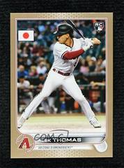 Alek Thomas [Gold] #113 Baseball Cards 2022 Topps Japan Edition Prices