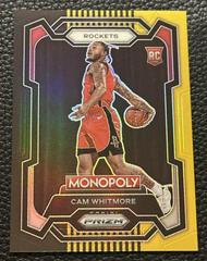 Cam Whitmore [Black Gold] #31 Basketball Cards 2023 Panini Prizm Monopoly Prices