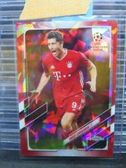 Robert Lewandowski [Red] #50 Soccer Cards 2020 Topps Chrome UEFA Champions League Sapphire Prices