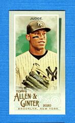 Aaron Judge [Mini A & G Back] #13 Baseball Cards 2020 Topps Allen & Ginter Prices