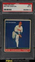 Milton Gaston #65 Baseball Cards 1933 Goudey Prices