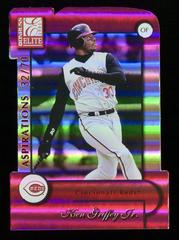 Ken Griffey Jr. [Aspirations] #13 Baseball Cards 2001 Donruss Elite Prices