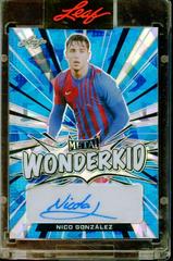 Nico Gonzalez [Blue Crystal] Soccer Cards 2022 Leaf Metal Wonderkid Autographs Prices