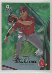 Bobby Dalbec [Green] Baseball Cards 2017 Bowman Platinum Top Prospects Prices