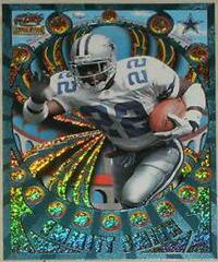 Emmitt Smith [Platinum Blue] Football Cards 1997 Pacific Revolution Prices