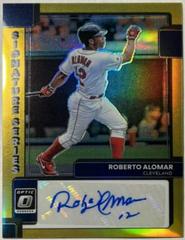 Roberto Alomar [Gold] #SIGS-RA Baseball Cards 2022 Panini Donruss Optic Signature Series Prices