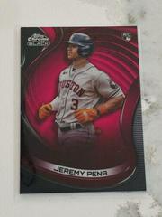 Jeremy Pena [Red] #72 Baseball Cards 2022 Topps Chrome Black Prices