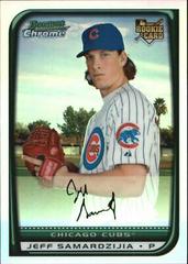 Jeff Samardzija [Refractor] Baseball Cards 2008 Bowman Chrome Draft Prices