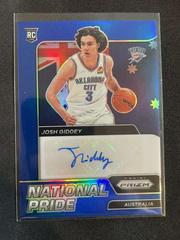Josh Giddey [Blue] Basketball Cards 2021 Panini Chronicles National Pride Signatures Prices