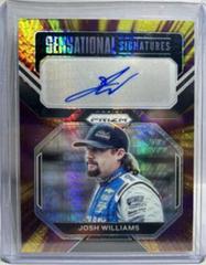 Josh Williams [Purple Yellow Hyper] #4 Racing Cards 2023 Panini Prizm NASCAR Sensational Signature Prices