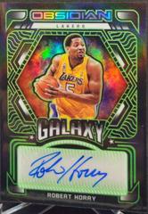 Robert Horry [Green] Basketball Cards 2021 Panini Obsidian Galaxy Autographs Prices