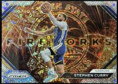 Stephen Curry [Fast Break] #5 Basketball Cards 2023 Panini Prizm Fireworks Prices