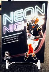 Ja'Marr Chase #8 Football Cards 2023 Panini Spectra Neon Nights Prices