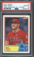 Mike Trout #4 Baseball Cards 2018 Topps 1983 Baseball All Stars Prices