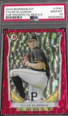 Tyler Glasnow [Silver Ice] Baseball Cards 2014 Bowman Draft Picks Top Prospects Prices