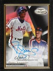 Darryl Strawberry [Black] Baseball Cards 2018 Topps Gold Label Framed Autograph Prices