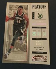 Giannis Antetokounmpo [Playoff Ticket] Basketball Cards 2017 Panini Contenders Prices