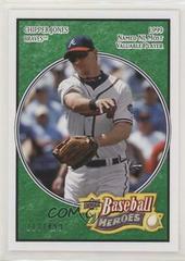 Chipper Jones [Emerald] #6 Baseball Cards 2008 Upper Deck Baseball Heroes Prices