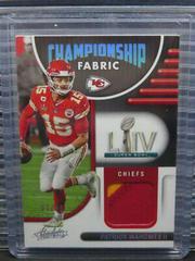 Patrick Mahomes II [Silver] #CF-3 Football Cards 2022 Panini Absolute Championship Fabric Prices