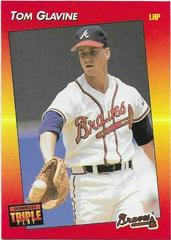 Tom Glavine #7 Baseball Cards 1992 Panini Donruss Triple Play Prices