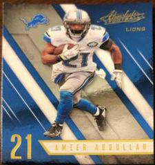 Ameer Abdullah #72 Football Cards 2016 Panini Absolute Prices