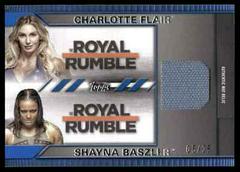 Charlotte Flair, Shayna Baszler [Blue] Wrestling Cards 2021 Topps WWE Undisputed Matchup Relics Prices