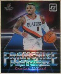 Damian Lillard [Blue] Basketball Cards 2018 Panini Donruss Optic Franchise Features Prices