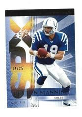 Peyton Manning [Spectrum Gold] #40 Football Cards 2004 Spx Prices