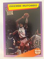 Dikembe Mutombo #7 Basketball Cards 1992 Front Row Dream Picks Prices