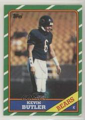 Kevin Butler #18 Football Cards 1986 Topps Prices